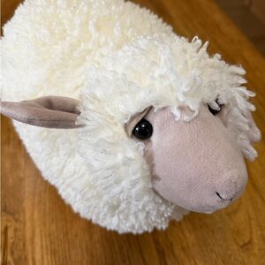 Jellycat Rolbie 16 inch Fluffy White and Tan Sheep Plush